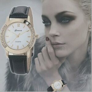 Choose from 3 colors. Geneva Watch. White & gold sz.6.5- 8